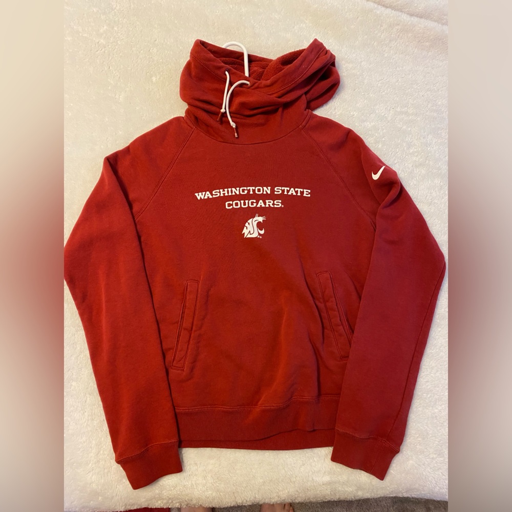 Nike red Washington State Cougars hoodie
